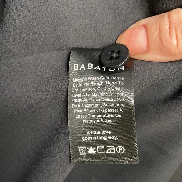 Aritzia Babaton Black Floral Quincey Jacket Size XXS - Picture 8 of 10